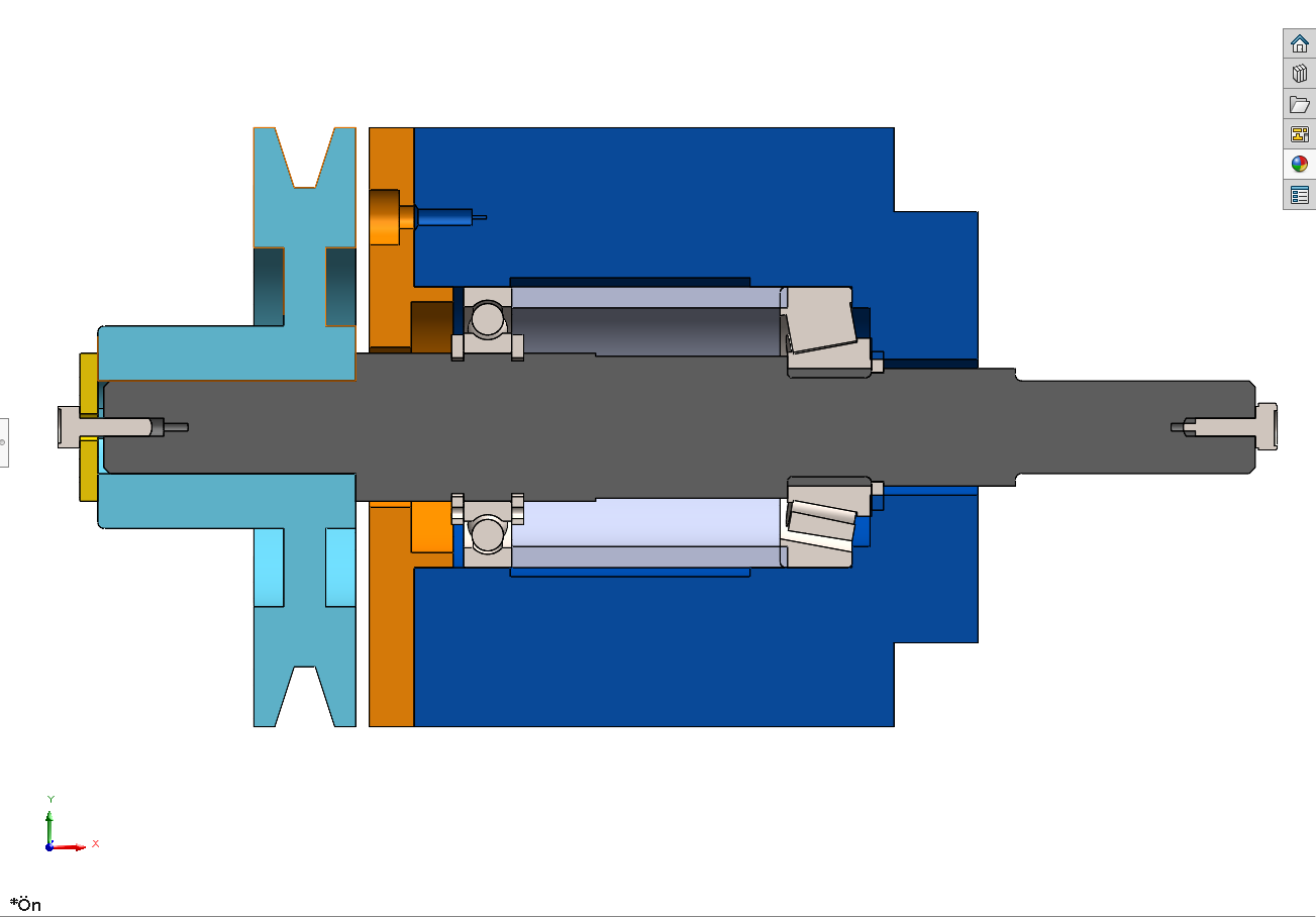 A0003029-Rulman 滚柱支撑皮带轮驱动系统组装